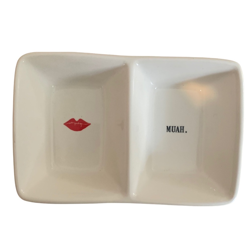 Rae Dunn Muah and Lips Vanity Tray